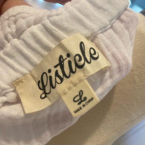 Women’s Long Sleeve Off the Shoulder Top by Listicle in size Large - Picture 5 of 5